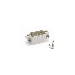 Insert HEE, Raccordement à Sertir, mâle, 40 pin, 16A, Polycarbonate, 16B|32B 